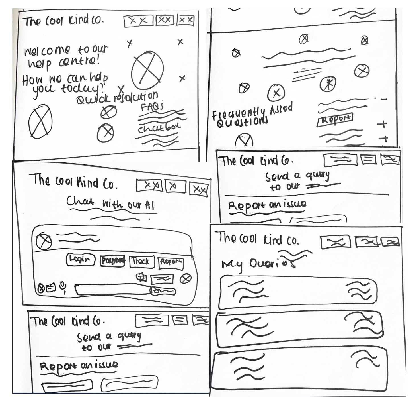 Hand-drawn Sketches